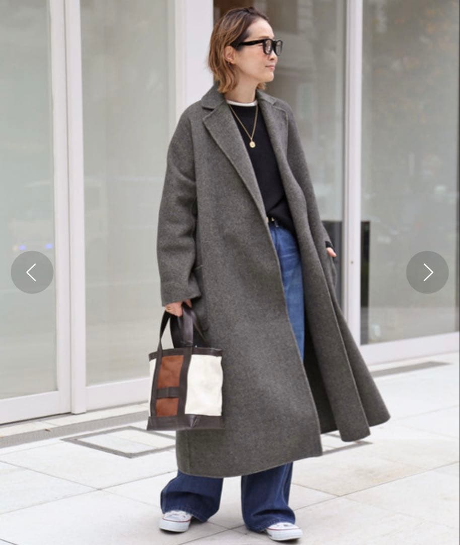 極美品✨️定価8.8万　ドゥーズィエムクラス　Victorian REVERコート