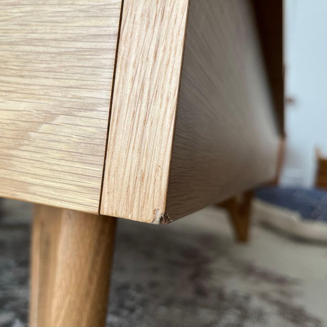 木製 リフトUPセンターテーブルモクアシ　 ネーベル/デュエ　 ナチュラルカラー