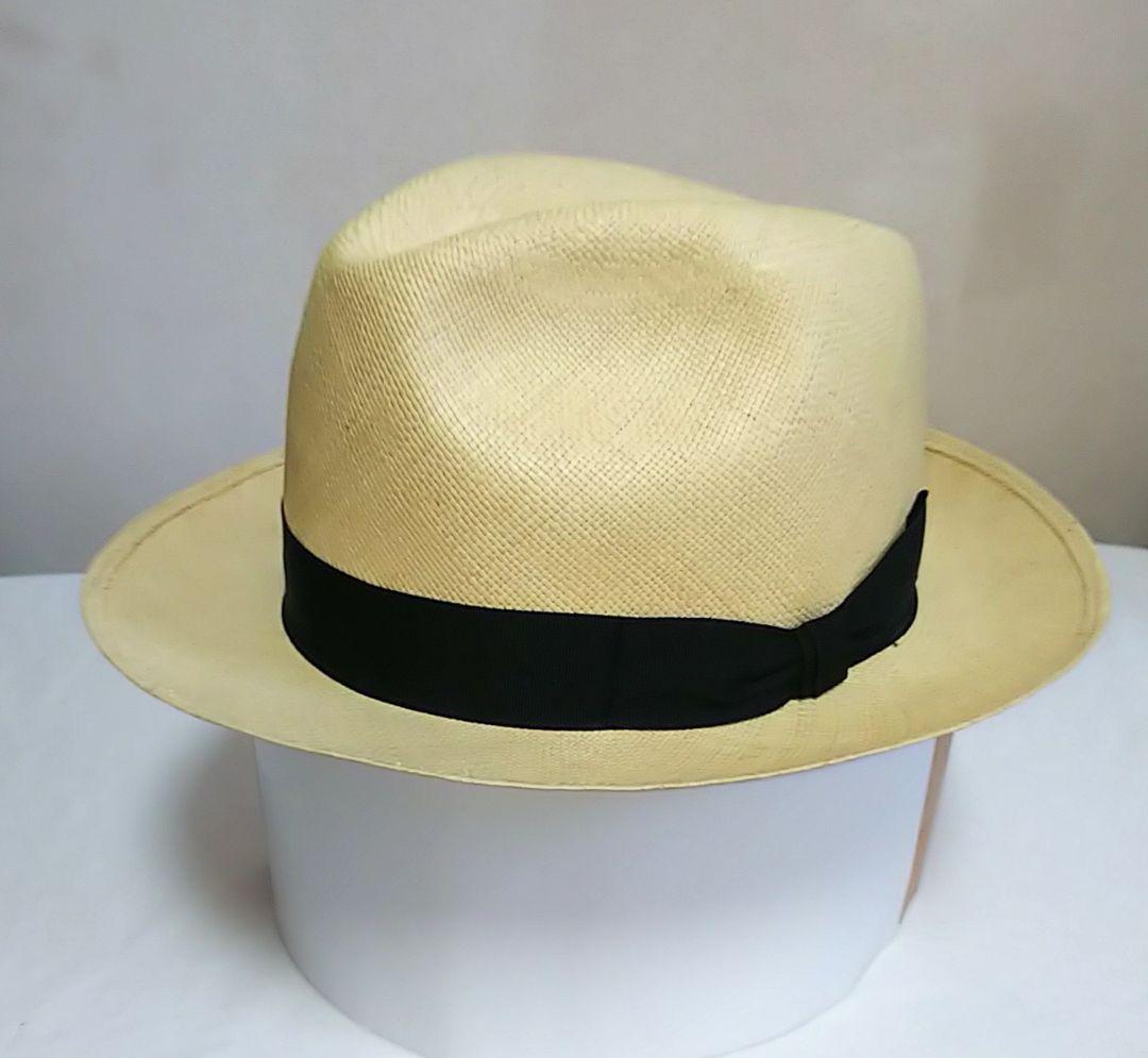 最高峰 モンテクリスティ 本パナマハット　59cm イタリア製