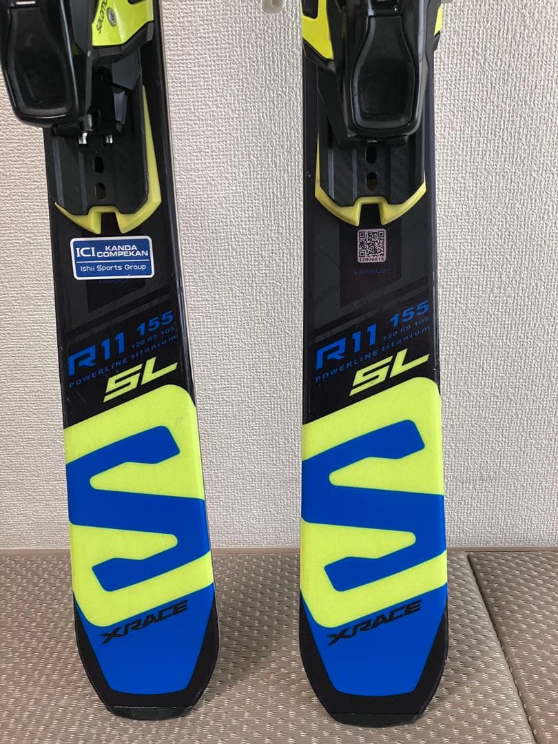 Salomon X Race SC 155cm スキー 板 青/黄