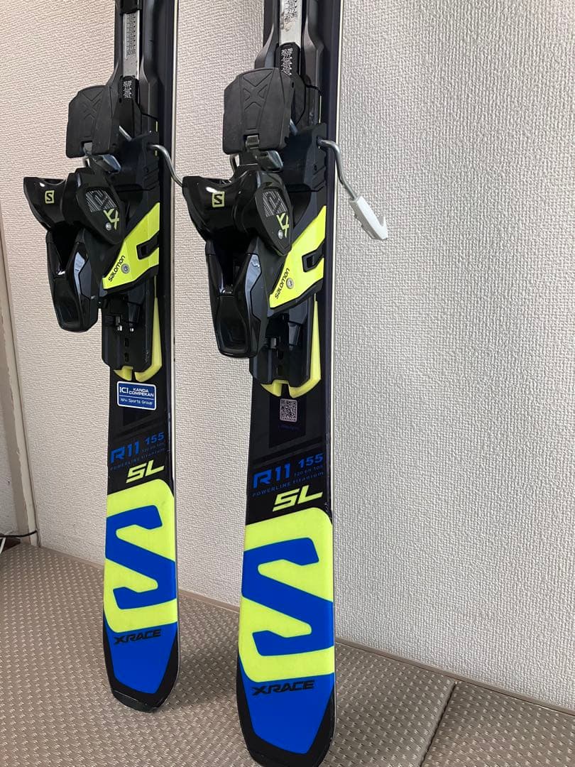 Salomon X Race SC 155cm スキー 板 青/黄