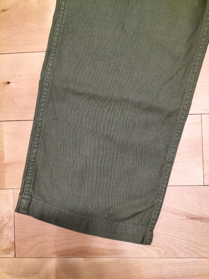 60s US ARMY（米軍）OG107ベイカーパンツ TALONジップ