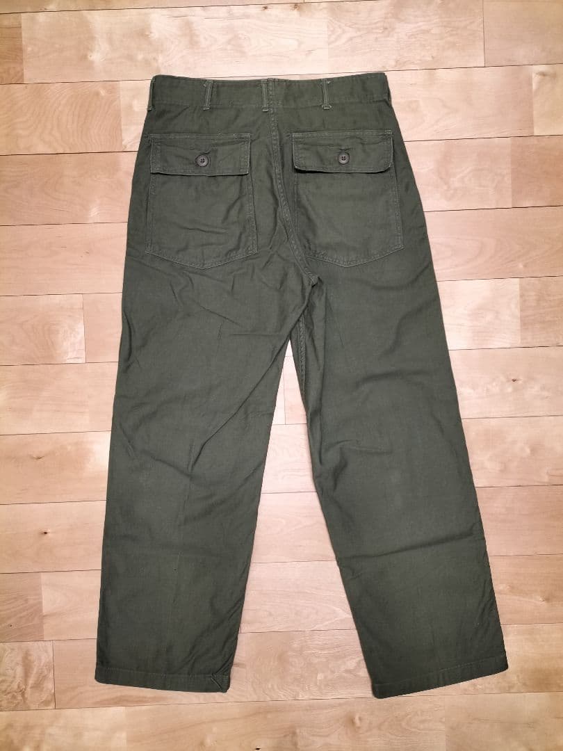 60s US ARMY（米軍）OG107ベイカーパンツ TALONジップ