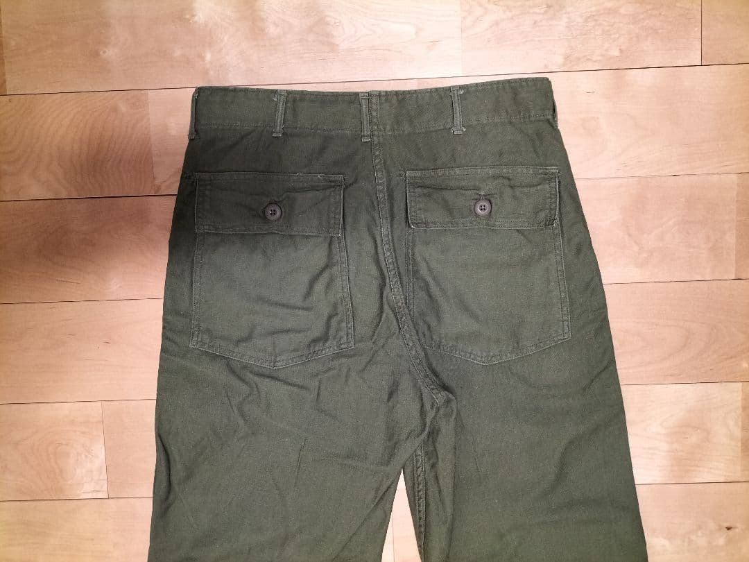 60s US ARMY（米軍）OG107ベイカーパンツ TALONジップ