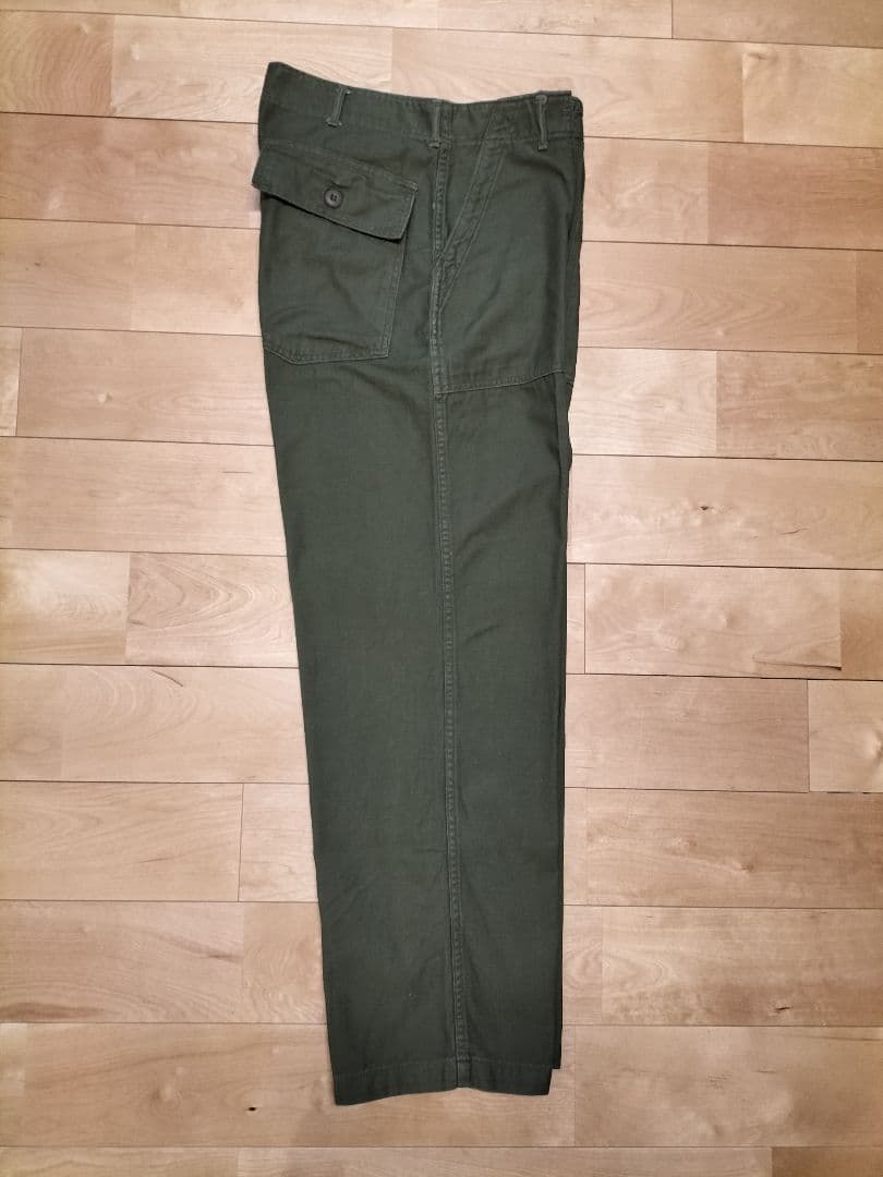 60s US ARMY（米軍）OG107ベイカーパンツ TALONジップ