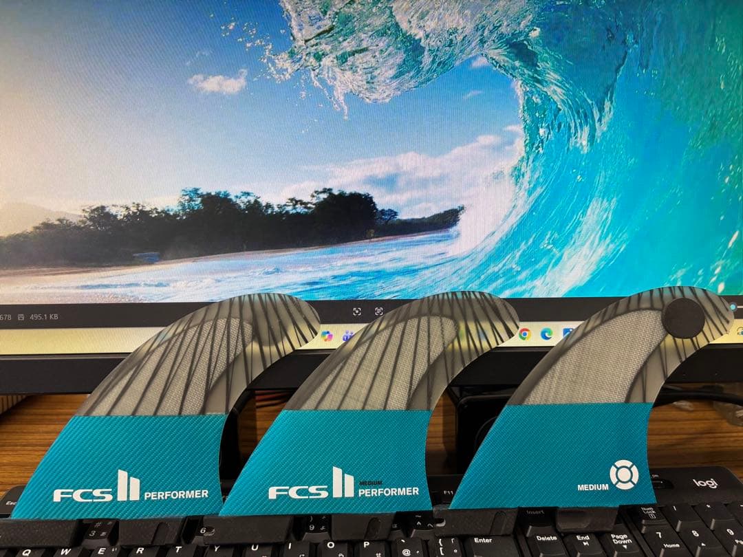 FCS II PERFORMER サーフボードフィン MEDIUM