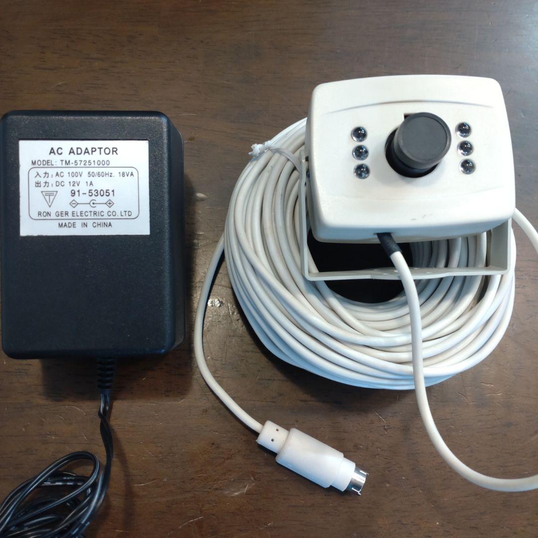 【ジャンク】ポータブルテレビ　TC-500M　モノクロ　監視カメラ　レトロ　平成