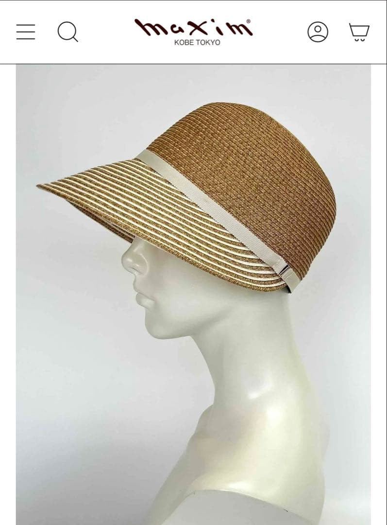 【新品タグ付き】マキシン　Maxim 帽子　ハット　キャップ