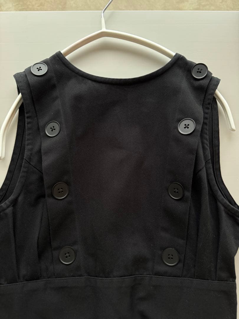 【foufou】THE DRESS #20 アメリカメディカルノースリーブドレス