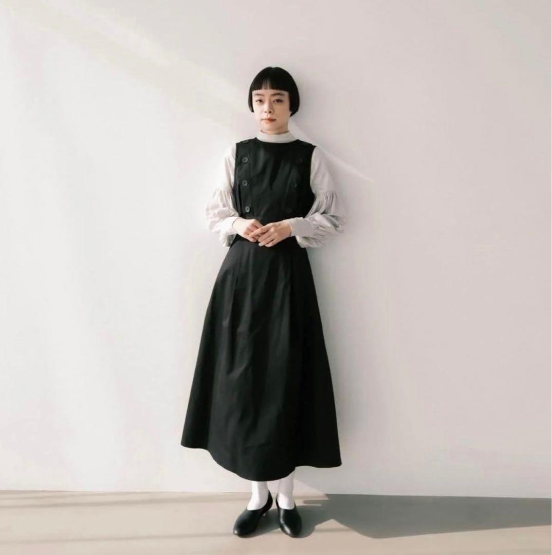 【foufou】THE DRESS #20 アメリカメディカルノースリーブドレス