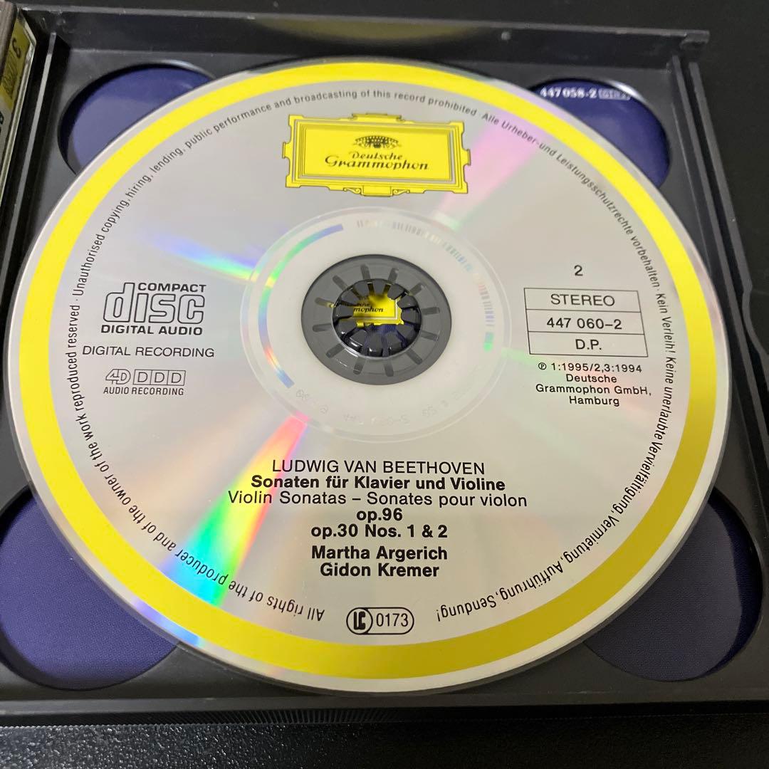 【売約済】クレーメル＆アルゲリッチ／ベートーヴェンvnソナタ全集　3CD