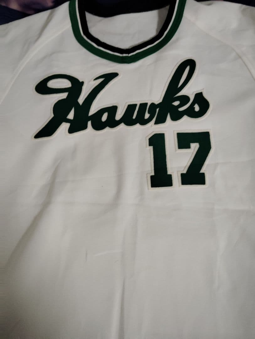 南海ホークス　ユニフォーム　江夏豊　DESCENTE　サイズL