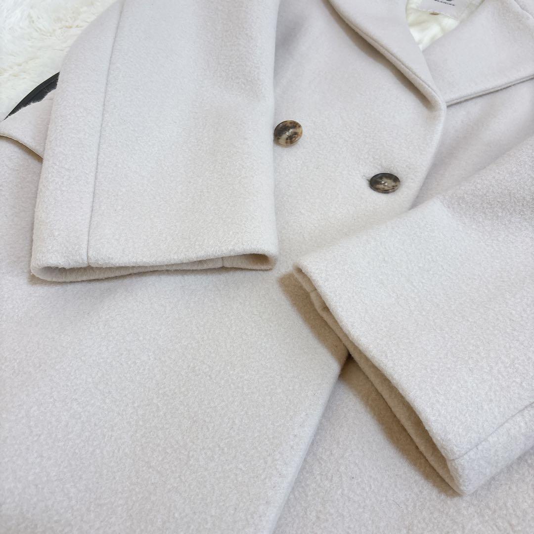 定価25.3万円☆BLAMINK ブラミンク ウールダブル2ボタンロングコート