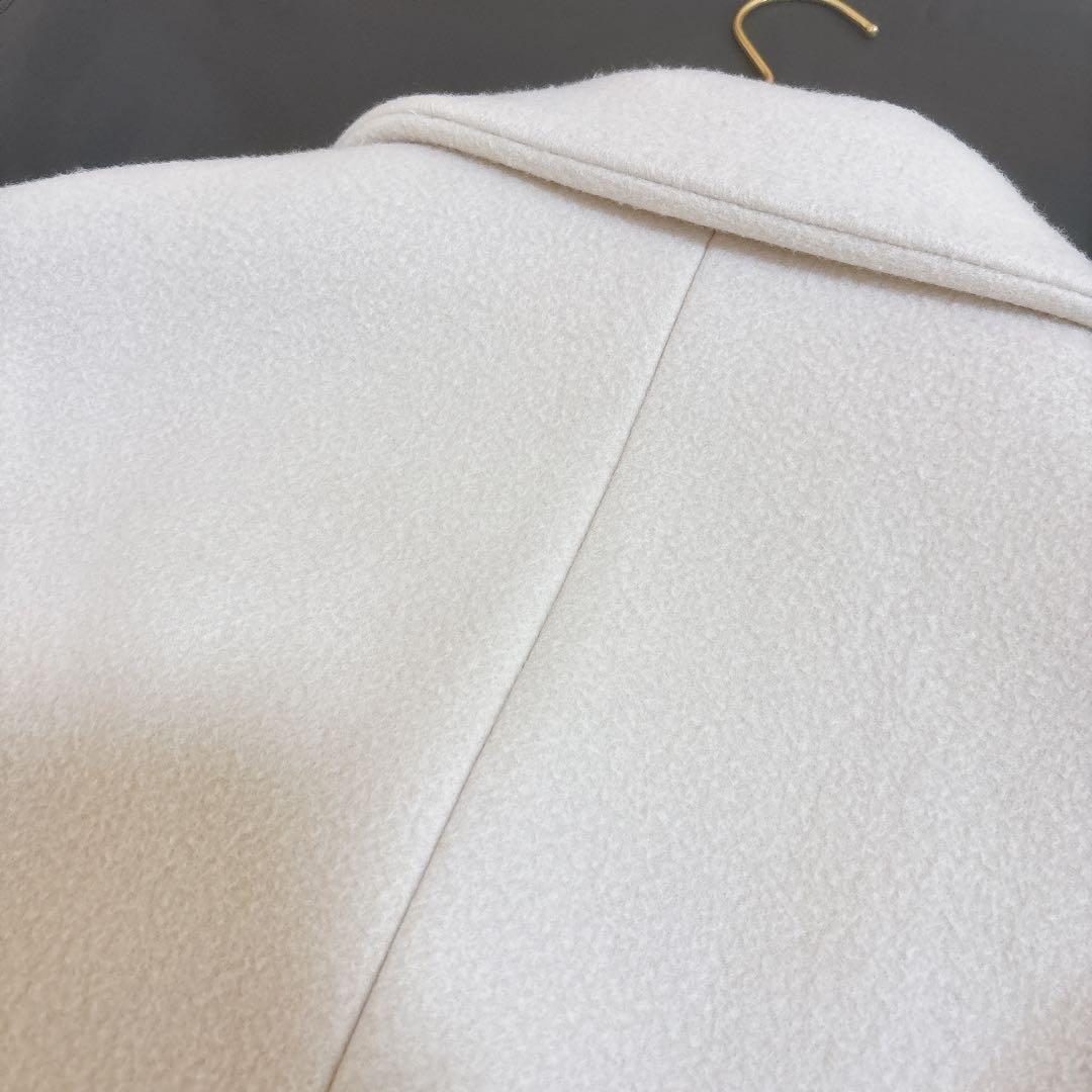 定価25.3万円☆BLAMINK ブラミンク ウールダブル2ボタンロングコート