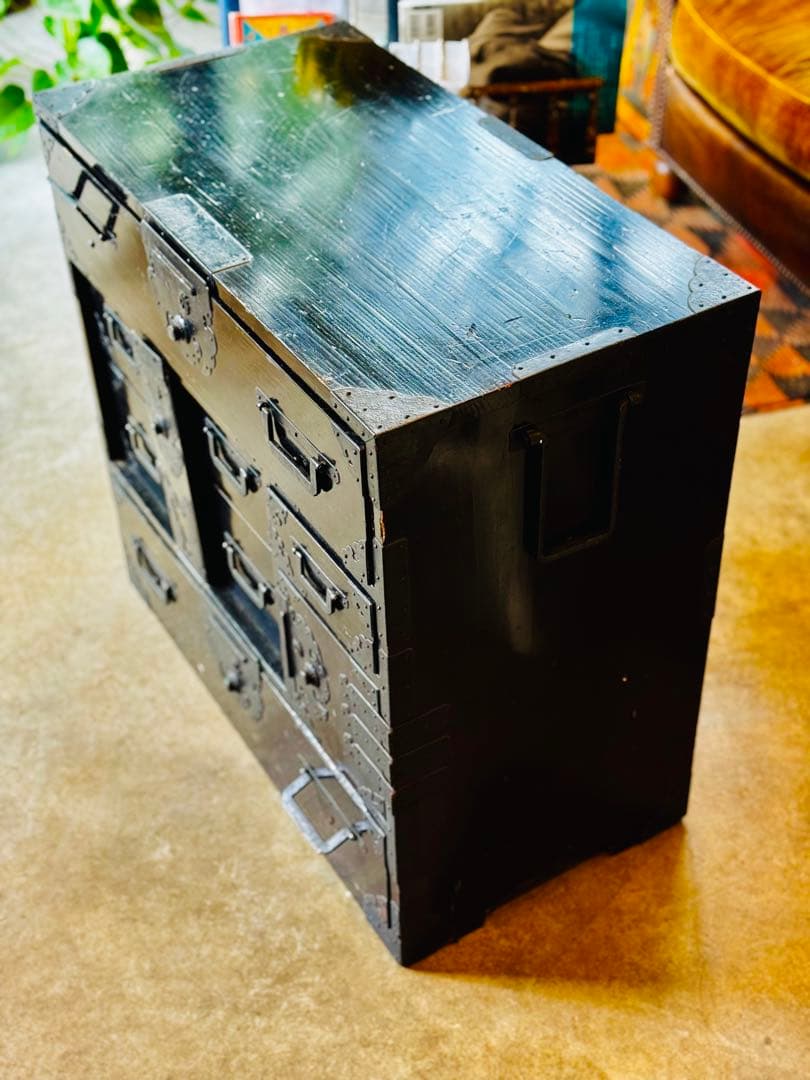 アンティーク船箪笥6引き出し