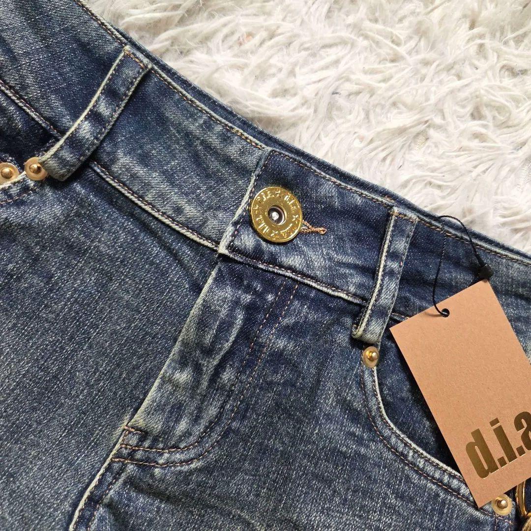 d.i.a サイドリング　ショーパン　デニム　archive　y2k 平成ギャル