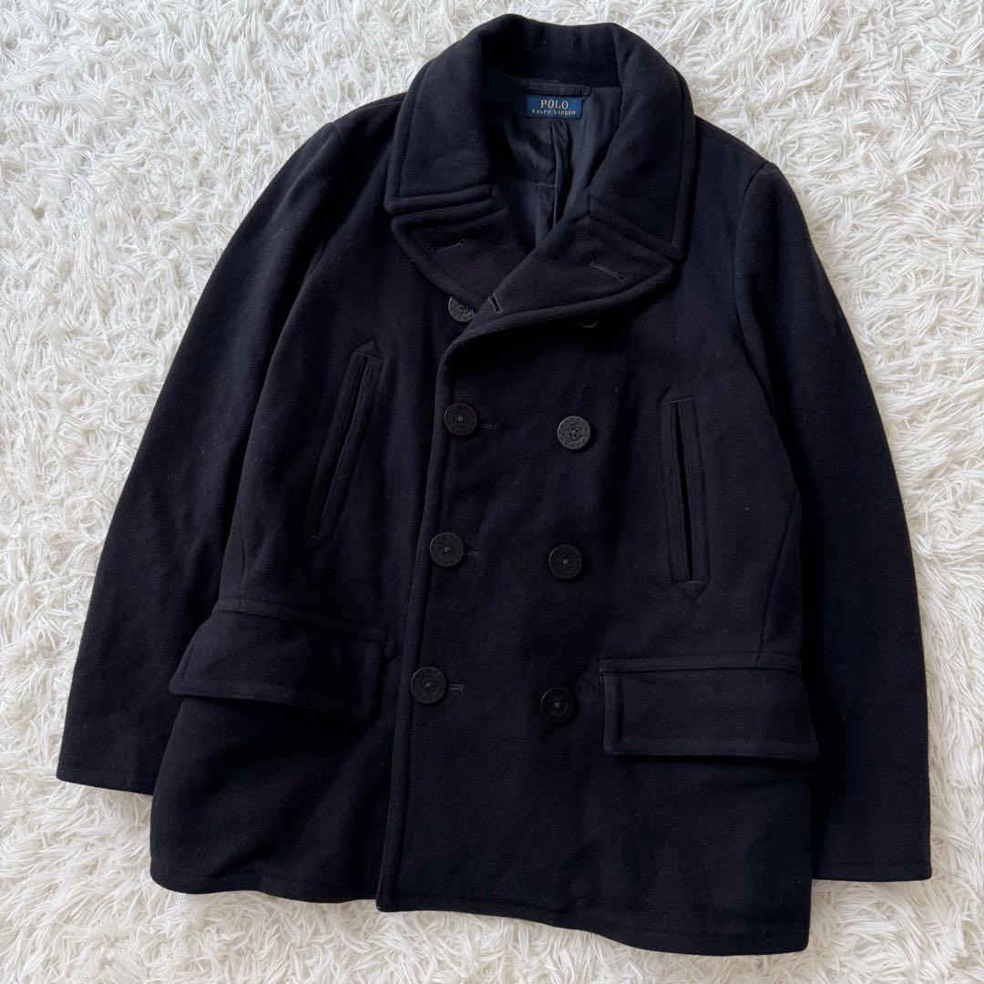 POLO RALPH LAUREN ラルフローレン Pコート メルトン ミドル丈