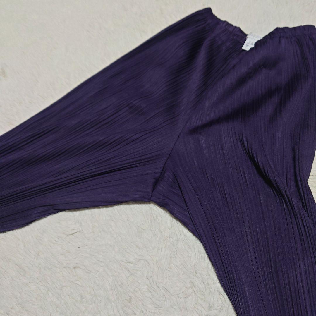 【希少】プリーツプリーズ PLEATS PLEASE パンツ パープル XL