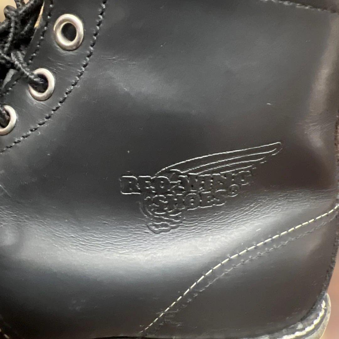 瀬*み様 レッドウイング　黒　レザー ワークブーツ 81330 8D