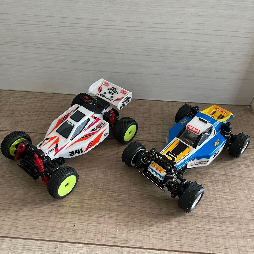 ミニッツバギー 2台 ターボ オプティマ インファーノ レーザー mini-z