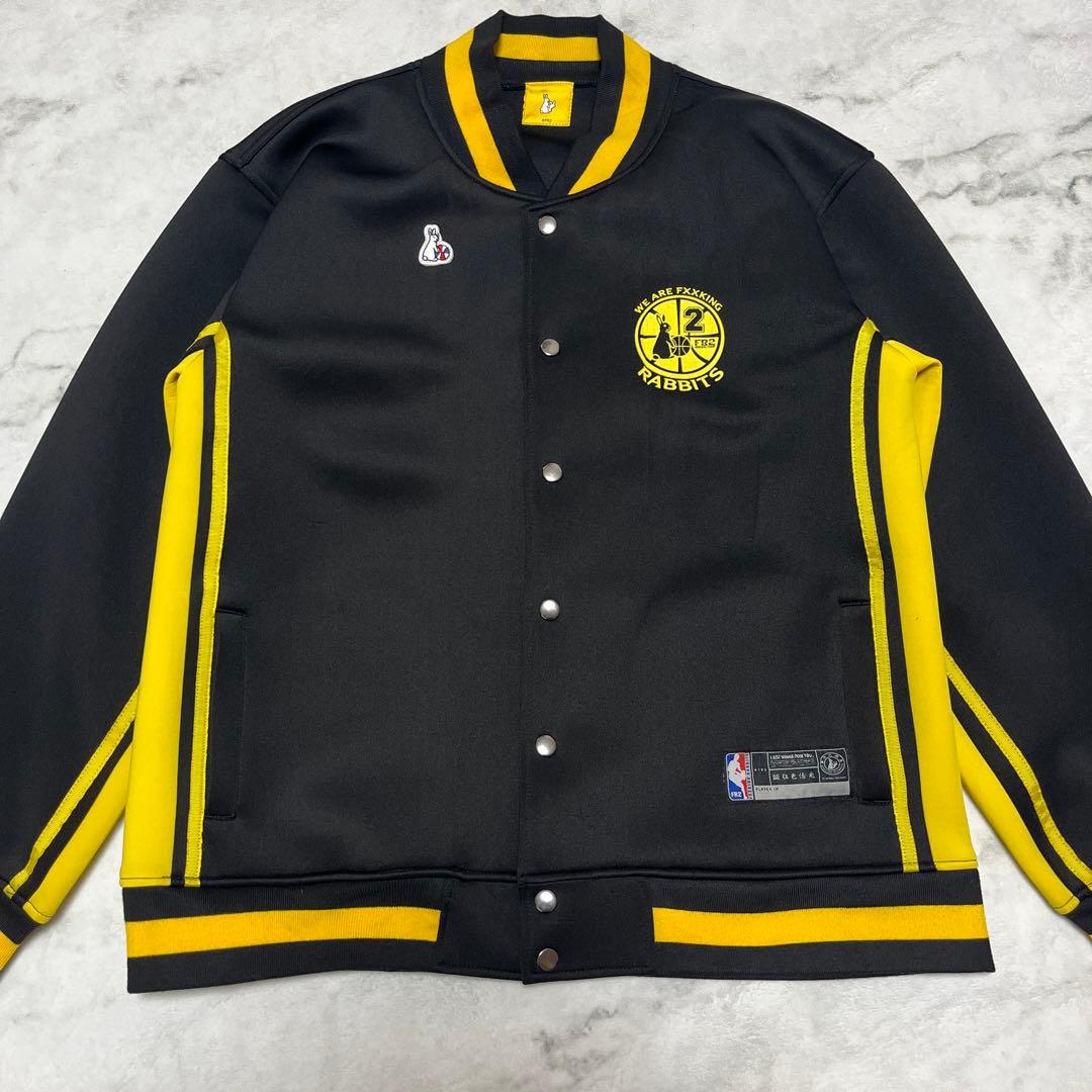 FR2 エフアールツー　スタジャン ブラック/イエロー　XL 大きいサイズ