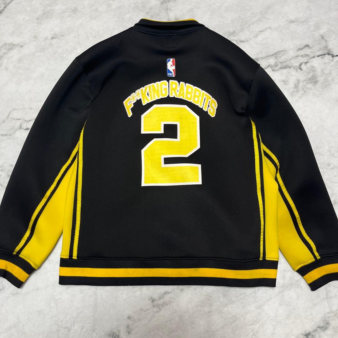 FR2 エフアールツー　スタジャン ブラック/イエロー　XL 大きいサイズ