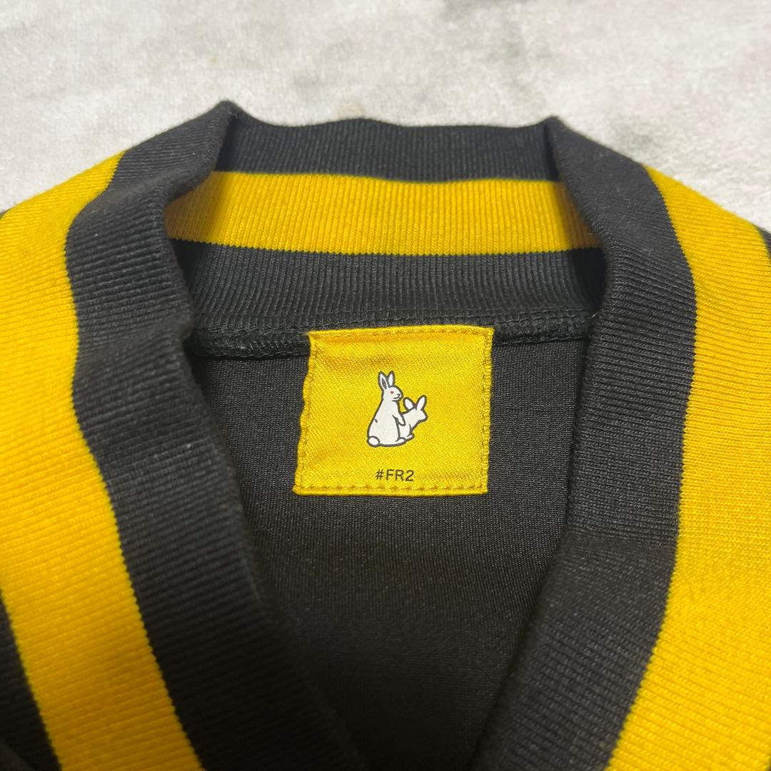 FR2 エフアールツー　スタジャン ブラック/イエロー　XL 大きいサイズ