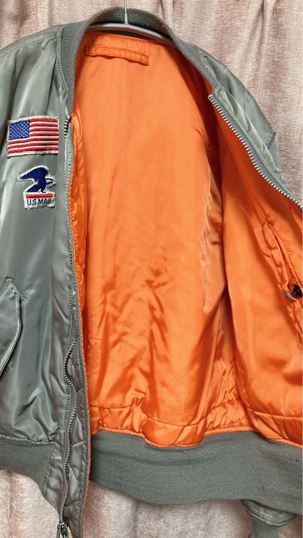 alpha industries inc 古着　ワッペン　MA-1 アメカジ