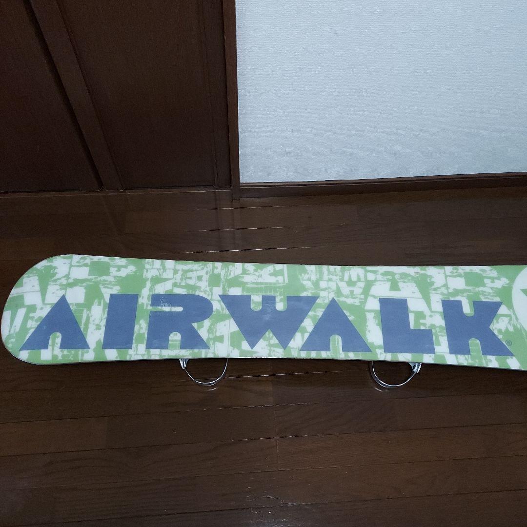 AIRWALK スノーボード 青と緑のデザイン155cm