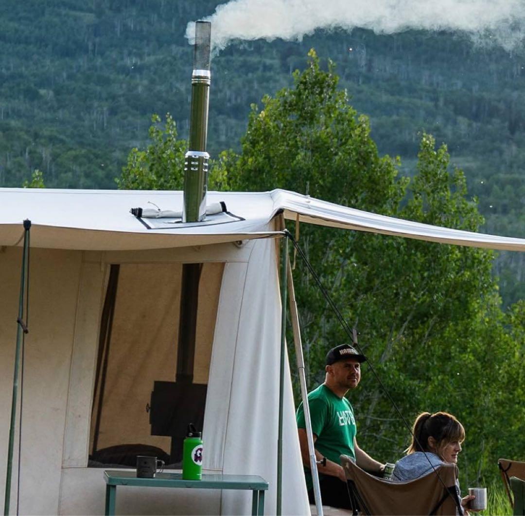 極美品 WINNERWELL Ｍ 63mm 薪ストーブ 三重煙突ラスト