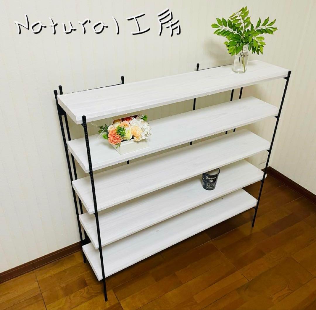 新商品‼️手作りアイアン家具 折り畳みラック西海岸インテリア 鉄脚のみ2点