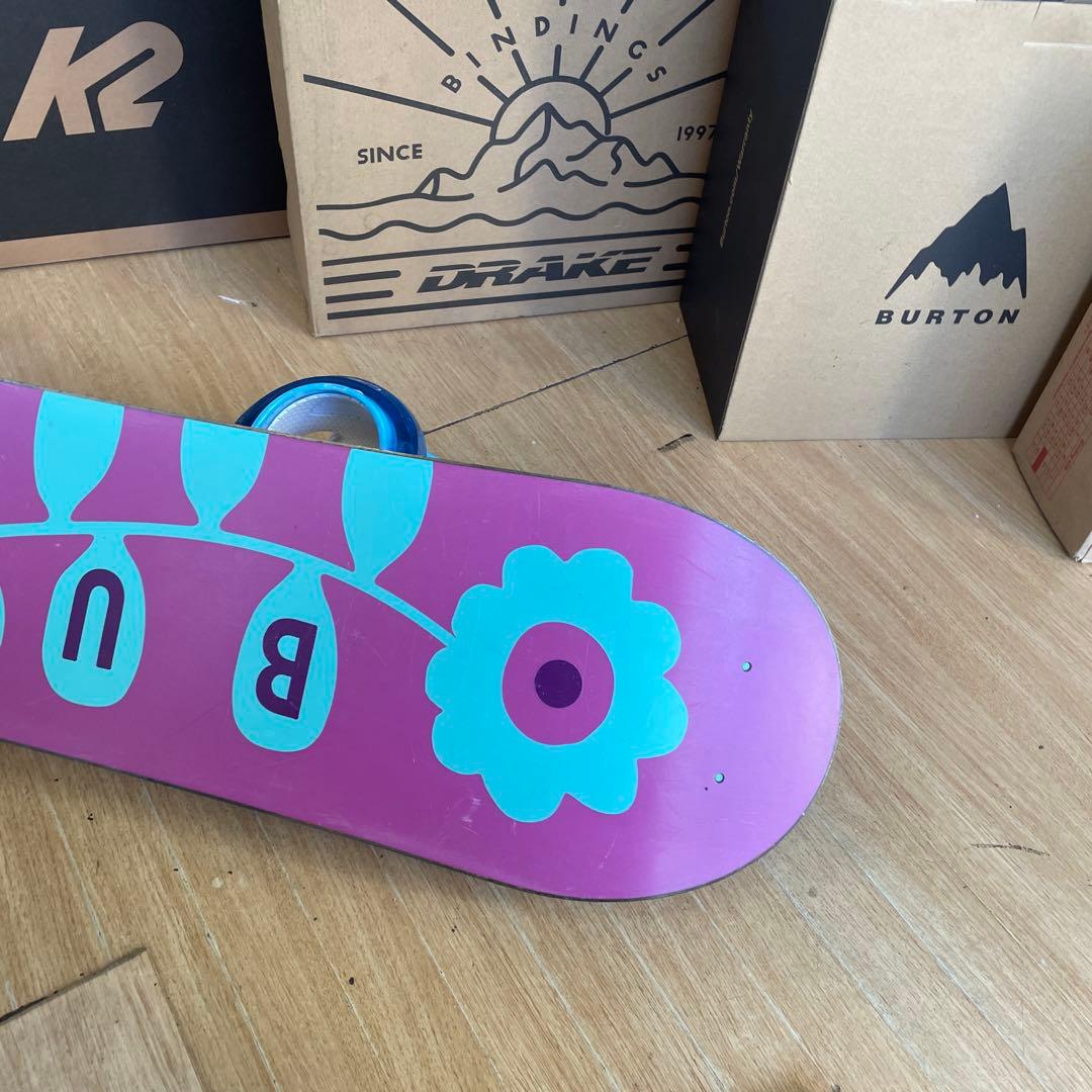 BURTON　キッズスノーボードセット　110cm　バートン　バイン付セット