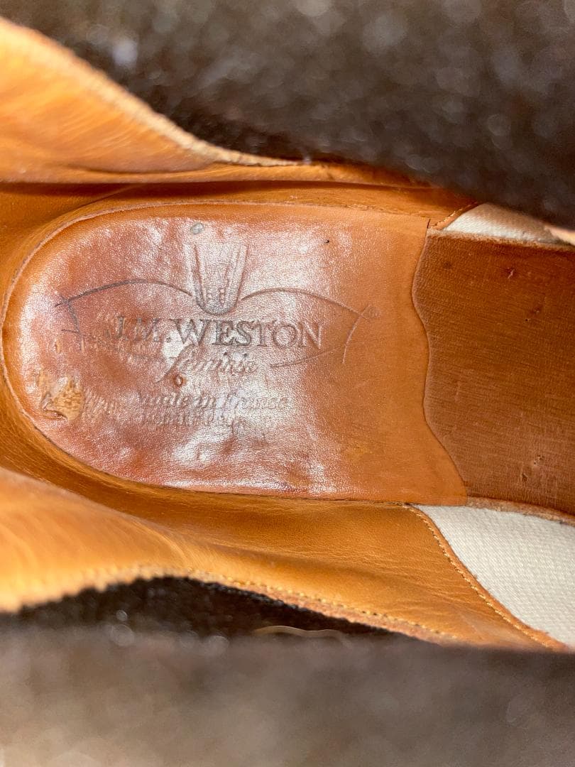 J.M.WESTON ウエストン サイドゴアブーツ チェルシーブーツ 旧ロゴ