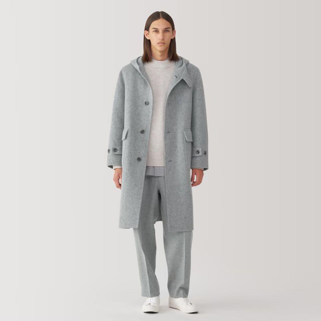 新品未使用✨MUJI Labo無印良品 カシミヤ混 メンズダッフルコート 軽量