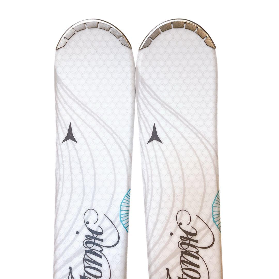 Atomic アトミック スキー板 レディース ホワイト　ソフトケース付き