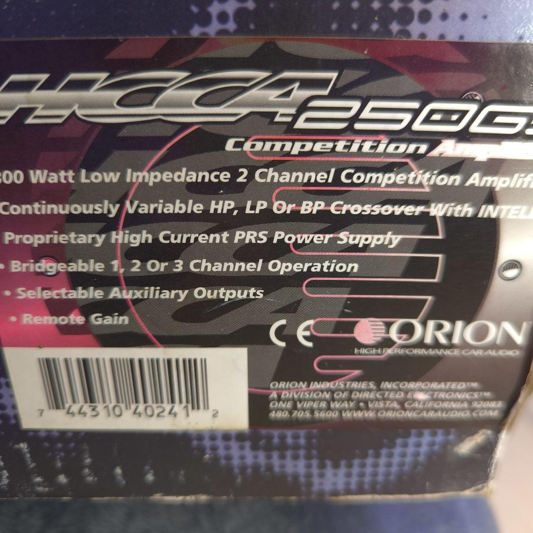 美品！ORION HCCA 250GS Competitionアンプ