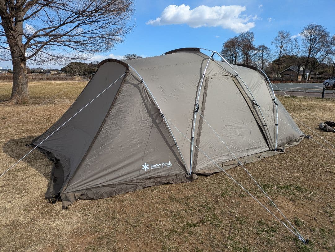 スノーピーク　ランドネストシェルター　試し張りのみ　新品ルーフシート付属