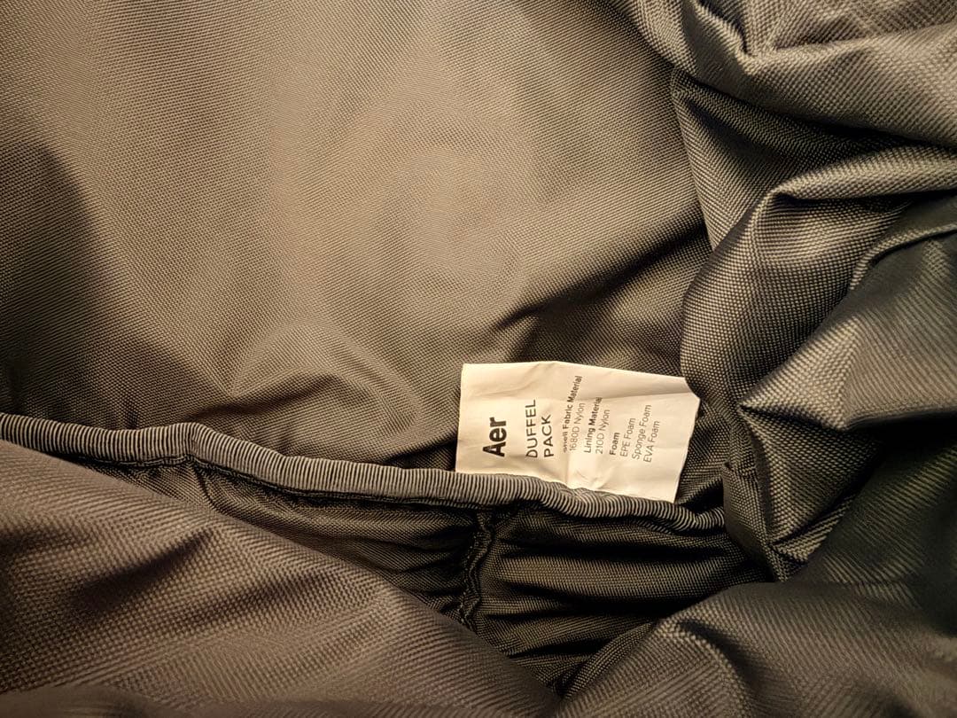 【Aer】値下げ！Duffel Pack ブラック　バックパック