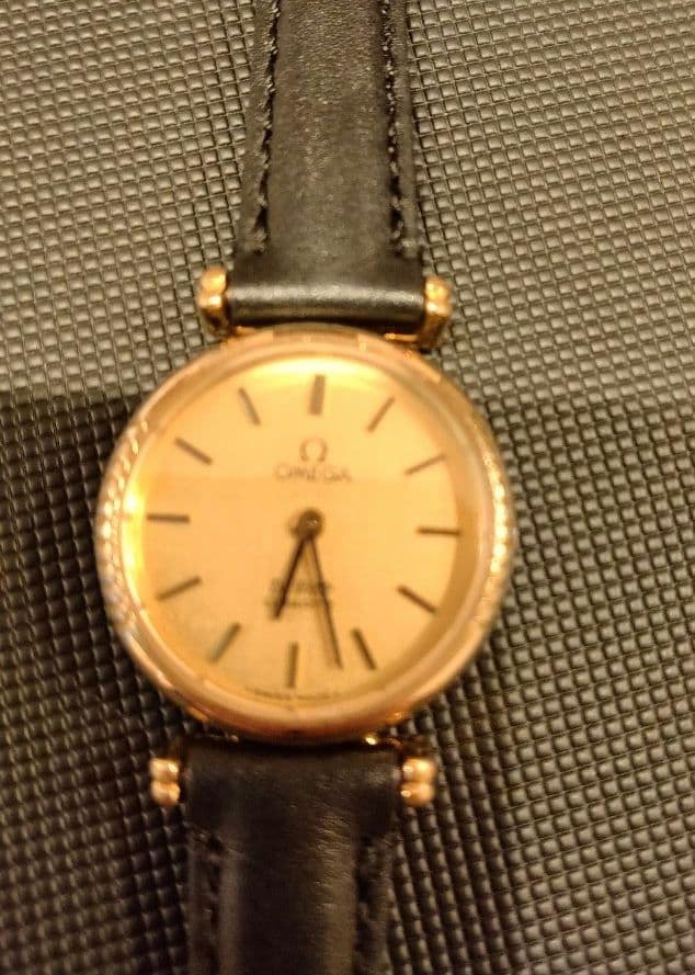 【OMEGA】 デ・ヴィル クォーツ腕時計　オーバーホール済