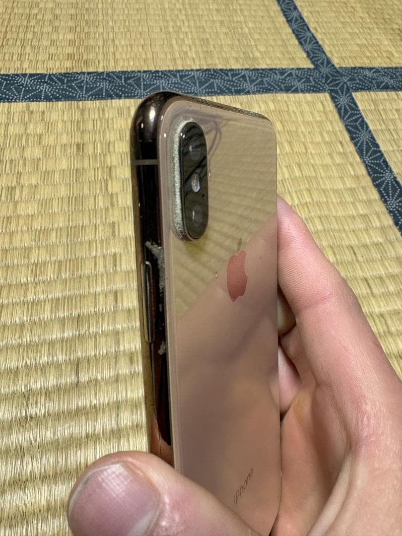 iPhone XS 256GB ゴールド SIMフリー 残債なし 電池76%
