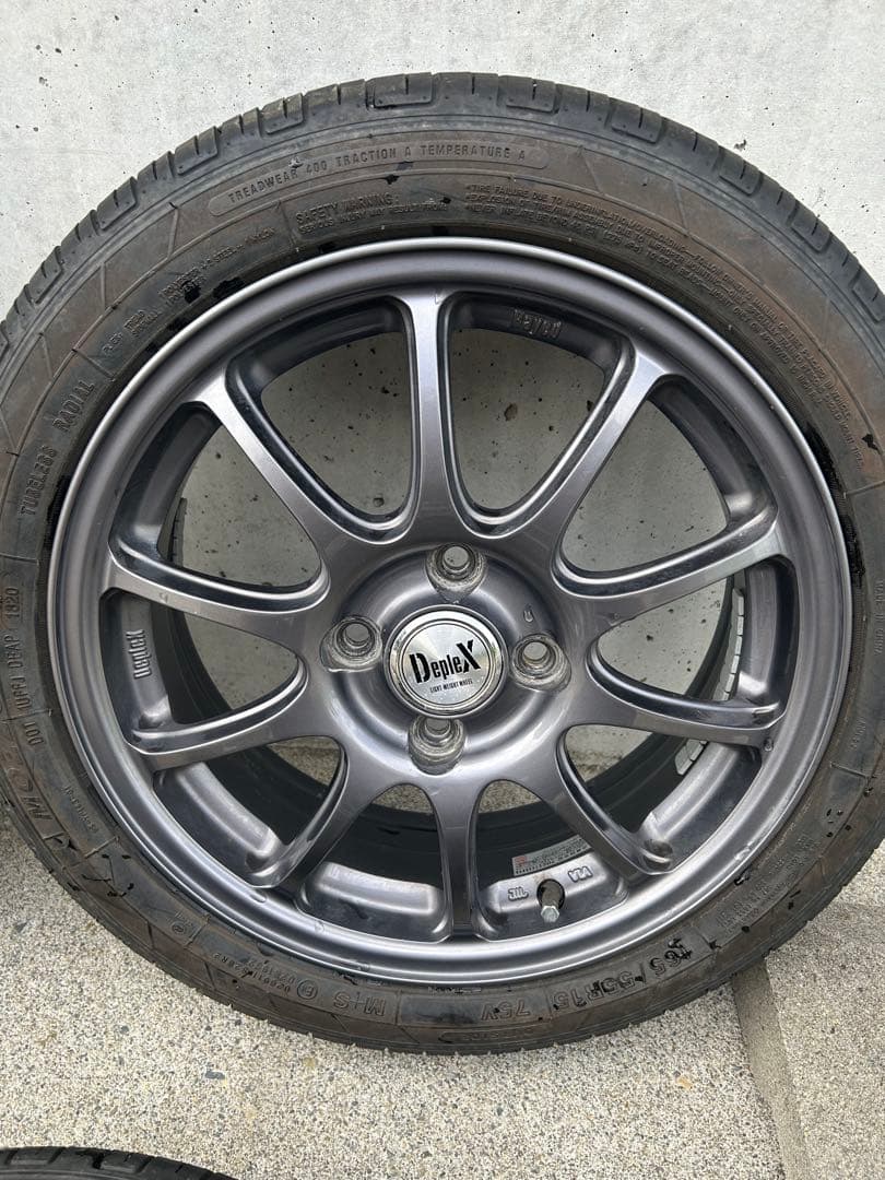 MANARAY Deplex15インチ アルミホイール 4本セット