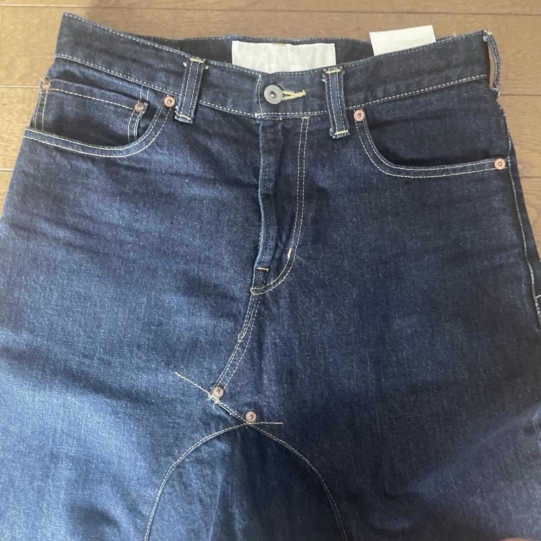 【名作】GANRYU コムデギャルソン　デニム　サルエルパンツ