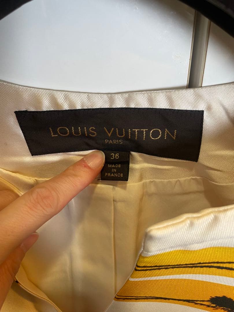 LV ヴィトン　シルク　ジャケット