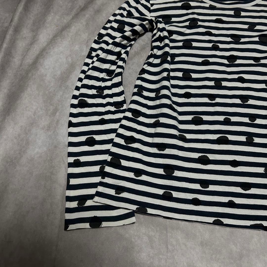 COMME des GARÇONS border long sleeve tee