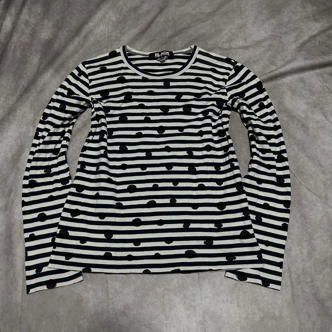 COMME des GARÇONS border long sleeve tee