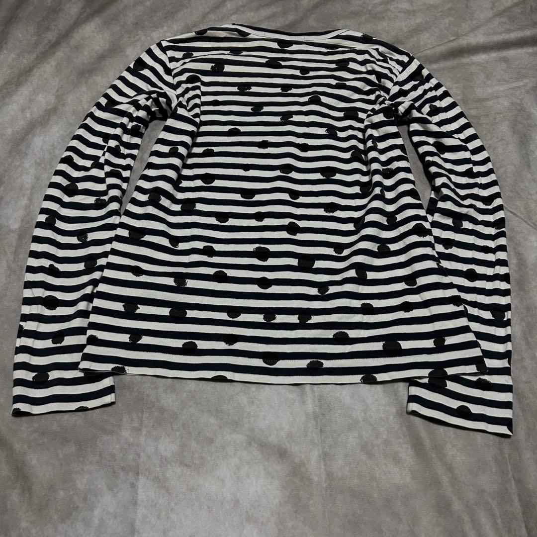 COMME des GARÇONS border long sleeve tee