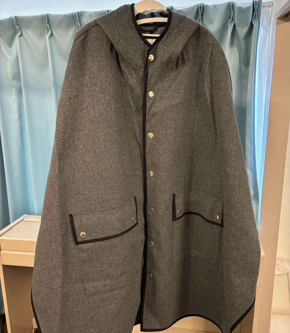 MACKINTOSH ポンチョコート グレー ウール size6