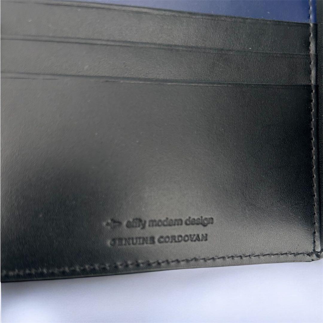 【新品•未使用】CORDOVAN コードバン　本革　二つ折り財布