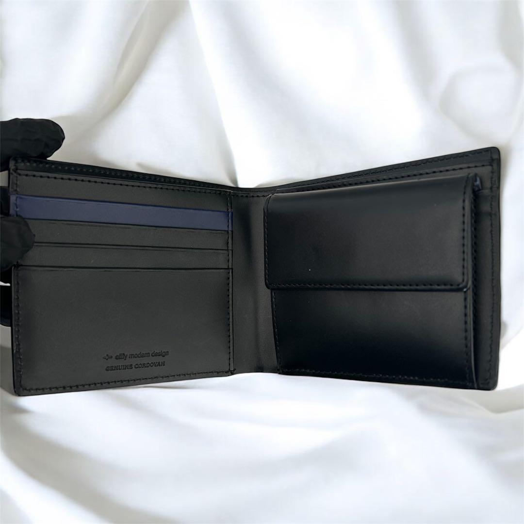 【新品•未使用】CORDOVAN コードバン　本革　二つ折り財布