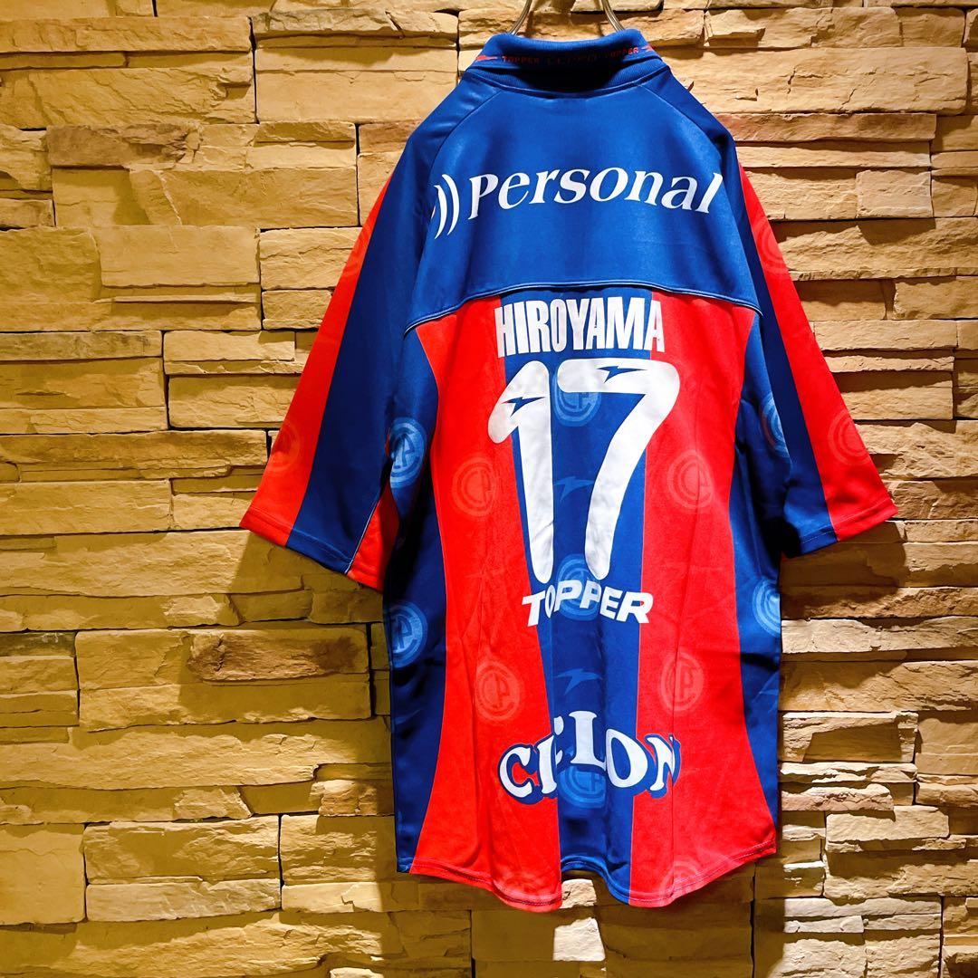 【入手困難】TOPPER×セロ・ポルテーニョ/廣山望/パラグアイ/ユニフォームM